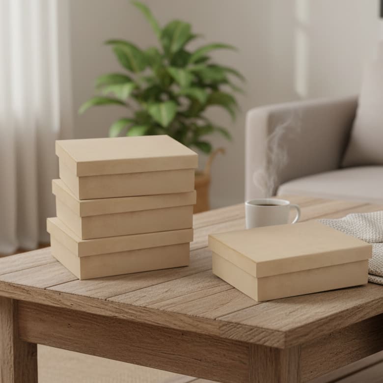 Kit 10 Caixas em MDF 20x15x5 cm Caixas para Artesanato Lembrancinhas Presentes Decoração