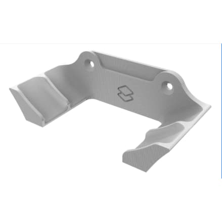 Suporte De Parede Para 2 Raquetes De Ping Pong Tenis De Mesa Branco