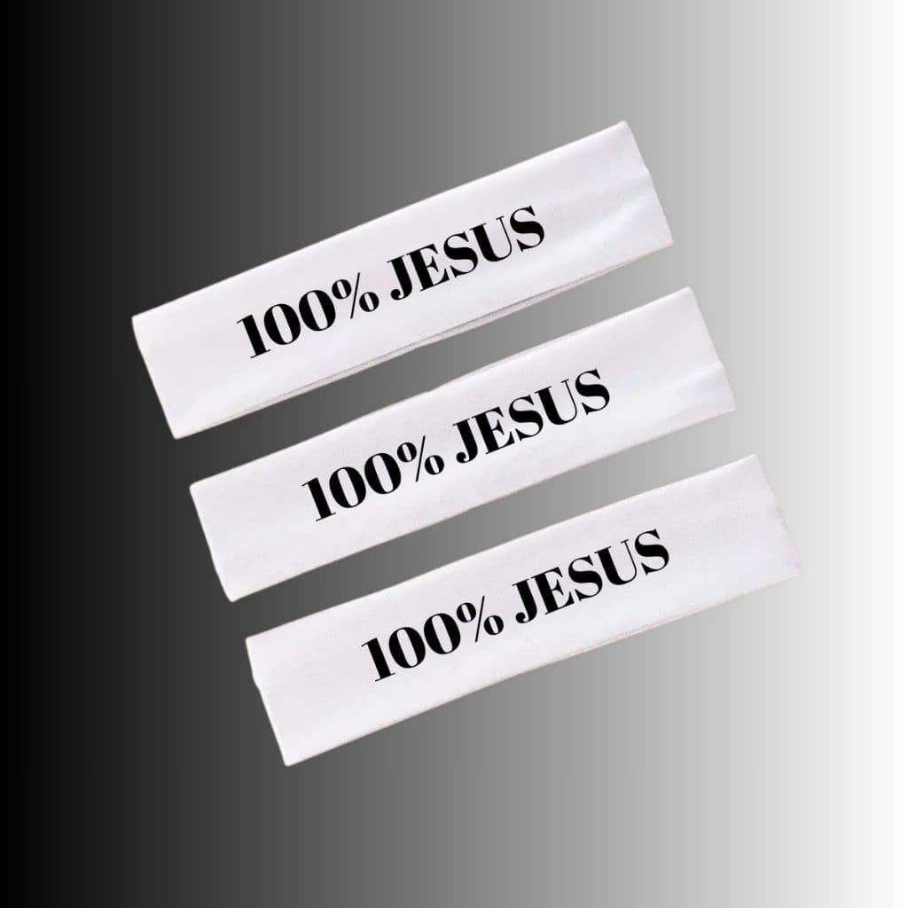 1,2,3 TIARA NEYMAR 100% JESUS.FAIXA DE CABELO.TESTEIRA.TECIDO LEVE  RESPIRAVEL BIO ELASTICO