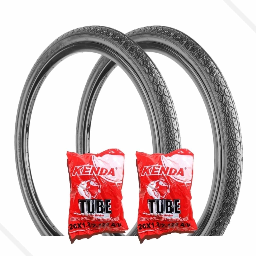 Pneu Aro 26x1.1/2x2 Barra Forte Monark Poti Poty Ceci Servis Fusion Bicicleta + Câmara de Ar Kenda