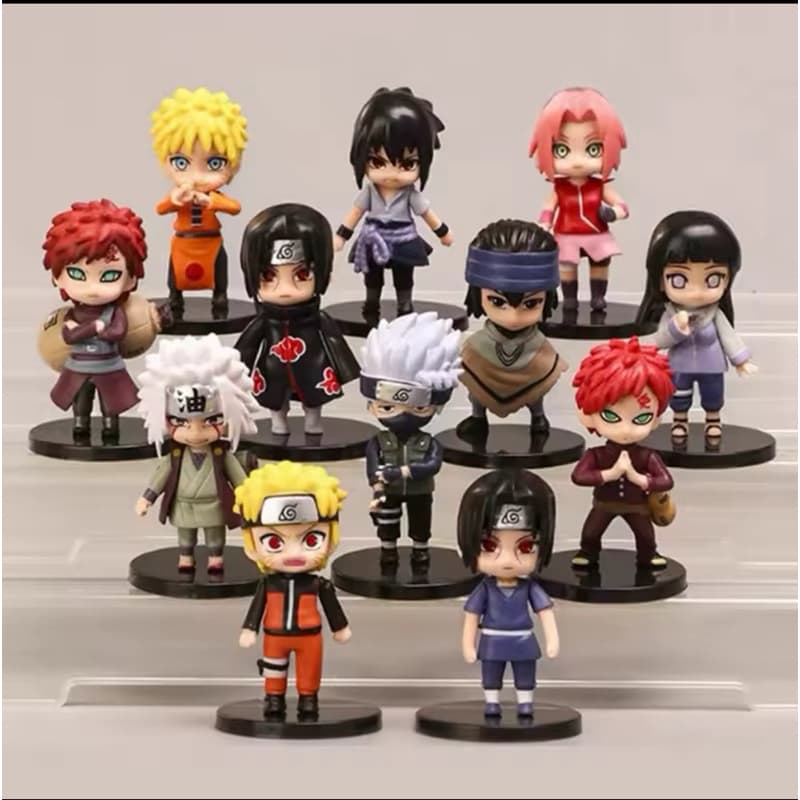 Figuras de Anime Naruto Shippuden  Hinata, Sasuke, Itachi, Kakashi, Gaara Brinquedos Presente Geek
