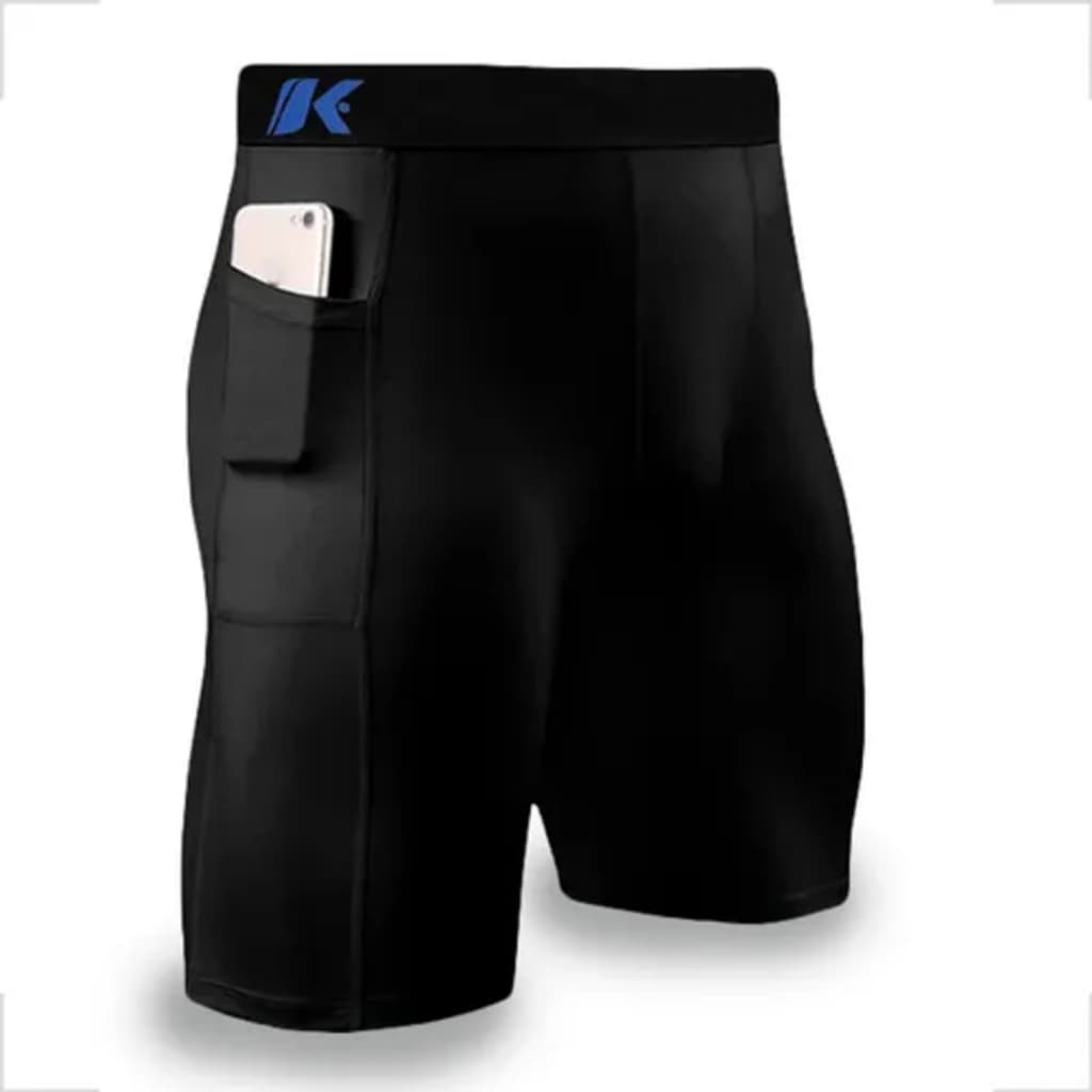 Bermuda Térmica com Bolso Anti Assadura Corrida Treino Academia Keeper