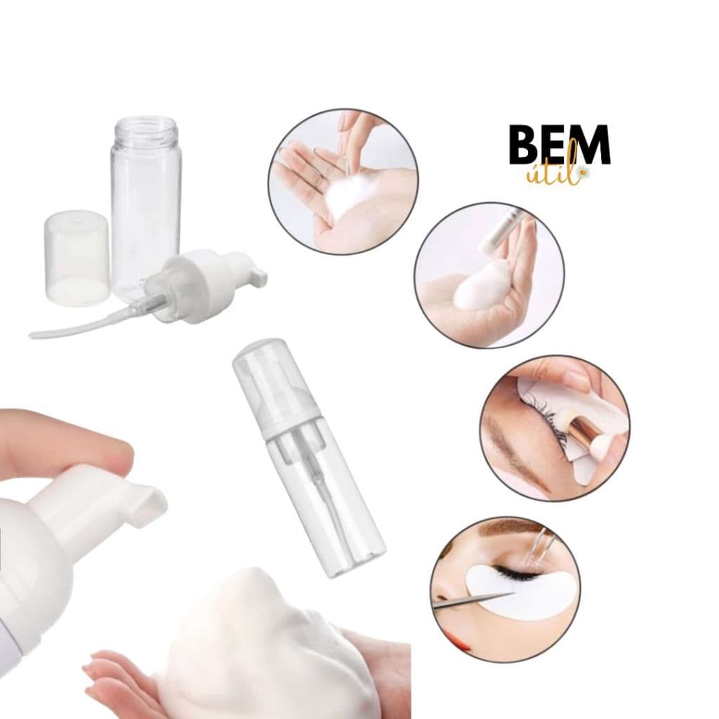 Frasco Pump Espumador Limpeza Facial - 50ml