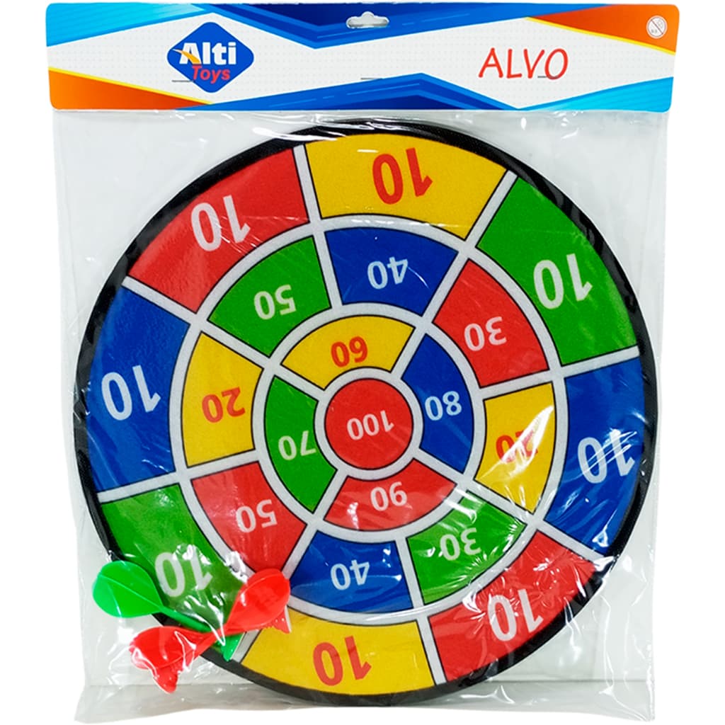 Alvo com Dardos de Velcro – Brincadeira Segura e Divertida | Alti Toys