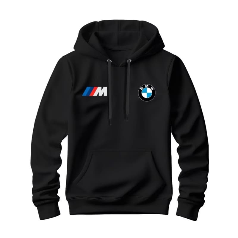 Moletom Masculino Canguru Premium Blusa de Frio Estampado Carro Luxo BMW Confortável