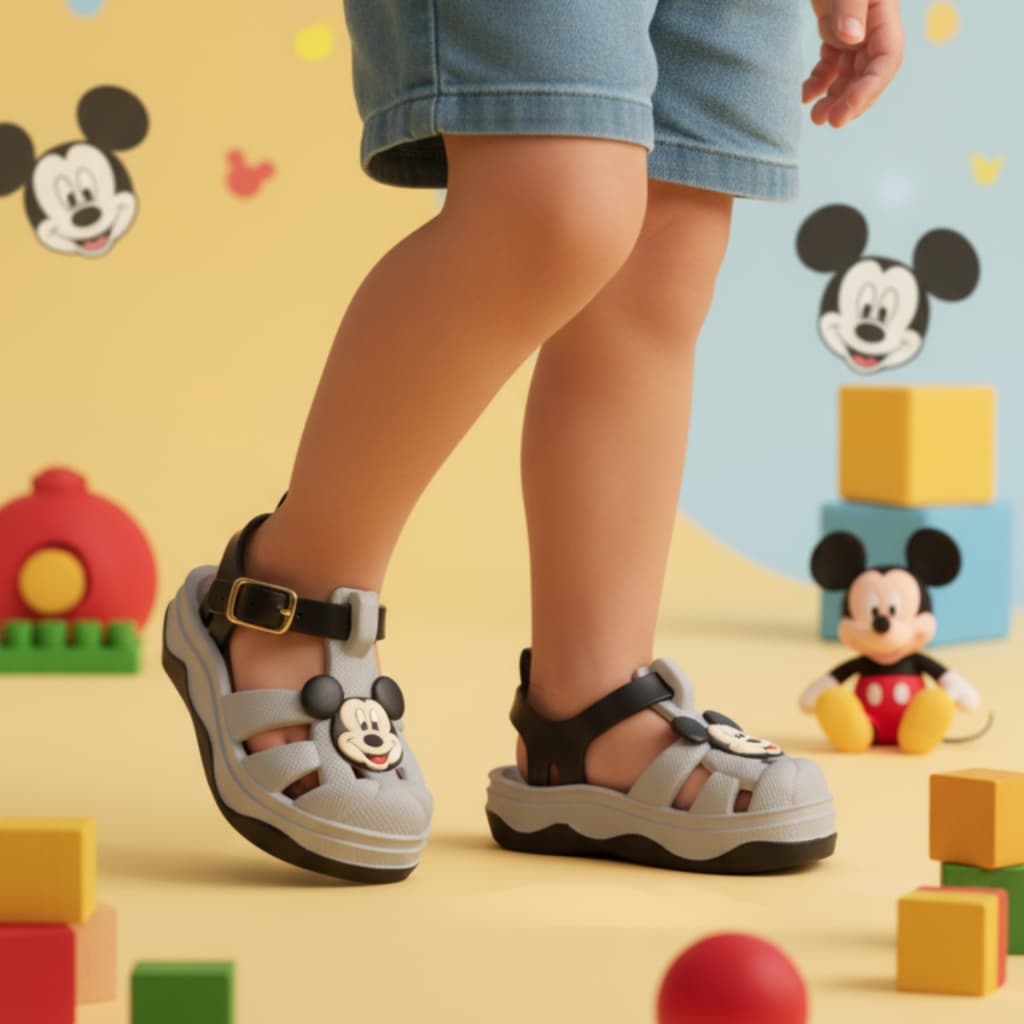 Chinelo Babuche Sandália Infantil Menino Super Heróis Macio Personagens Masculino