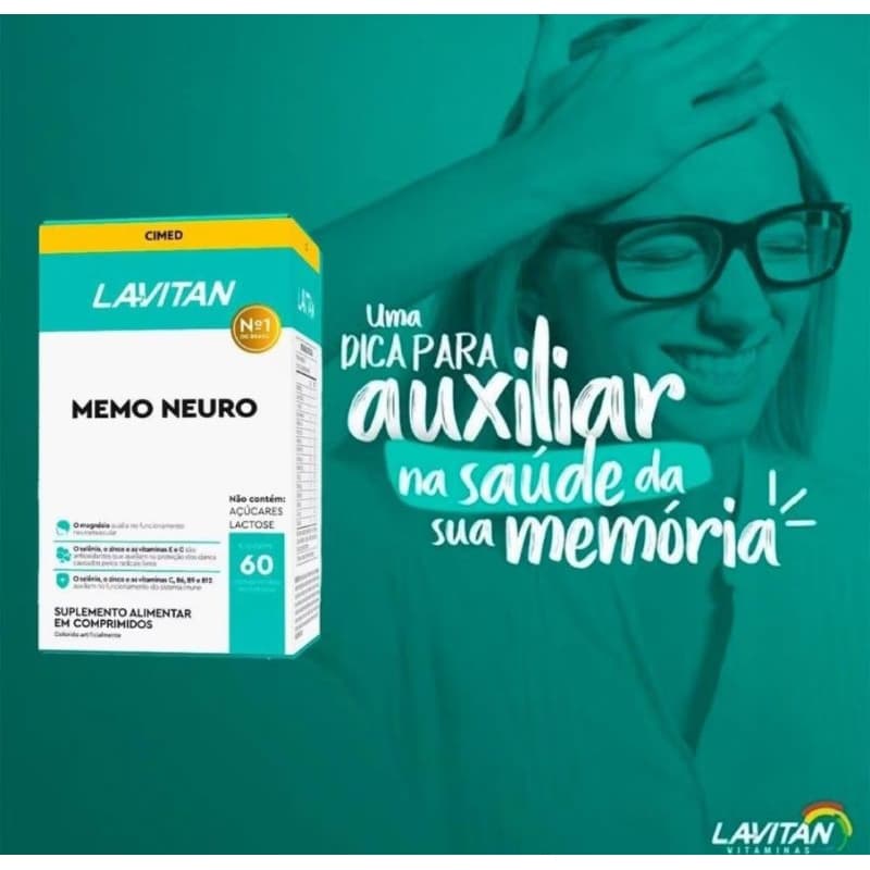 Lavitan Memo Neuro – 60 comprimidos