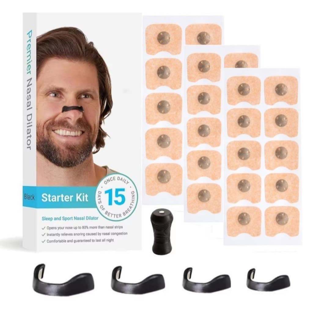 Expansor Nasal Anti-Ronco Para Respiração Silencioso e Confortável Anti-Ronco e Congestão