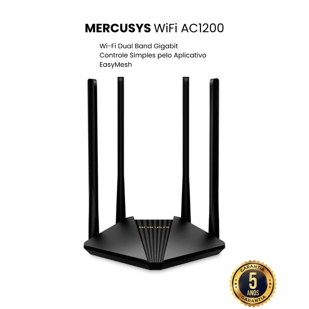 ROTEADOR WI-FI AC1200 MERCUSYS MODELO: MR30G