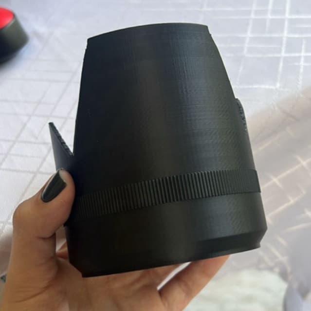 Parasol de Lente Sigma LH850-02 – Lens Hood 3D para Sigma 70-200mm, Reposição, Impressão 3D de Alta Precisão