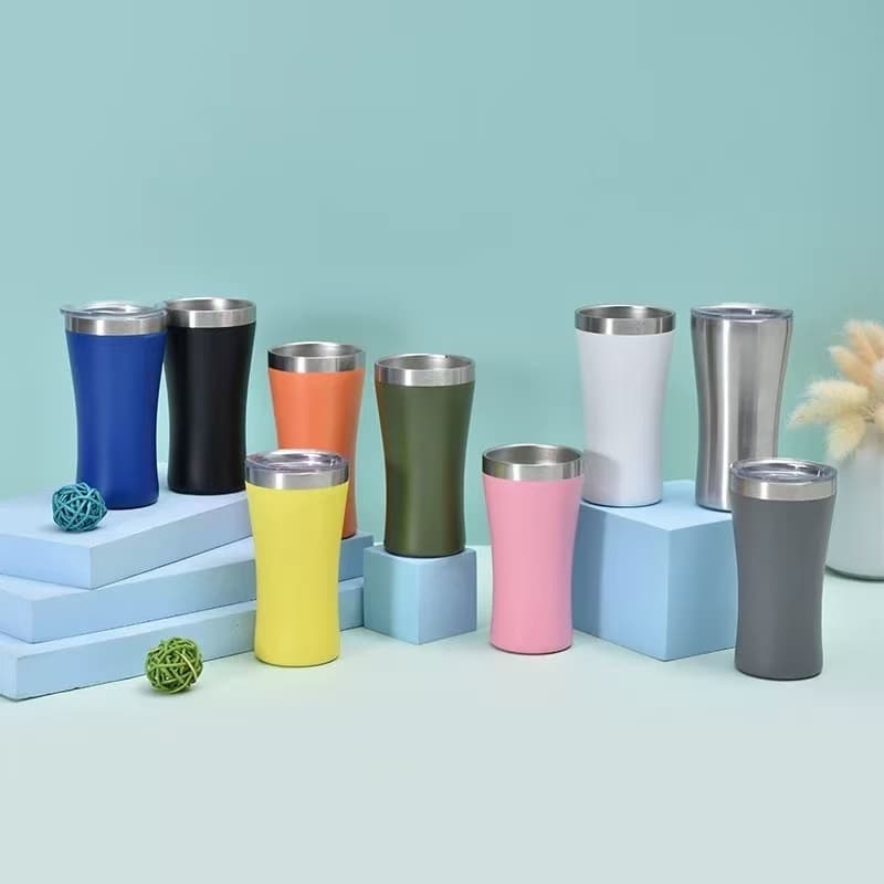 Copo Térmico Tulipa inox 160ml com Tampa Acrílico