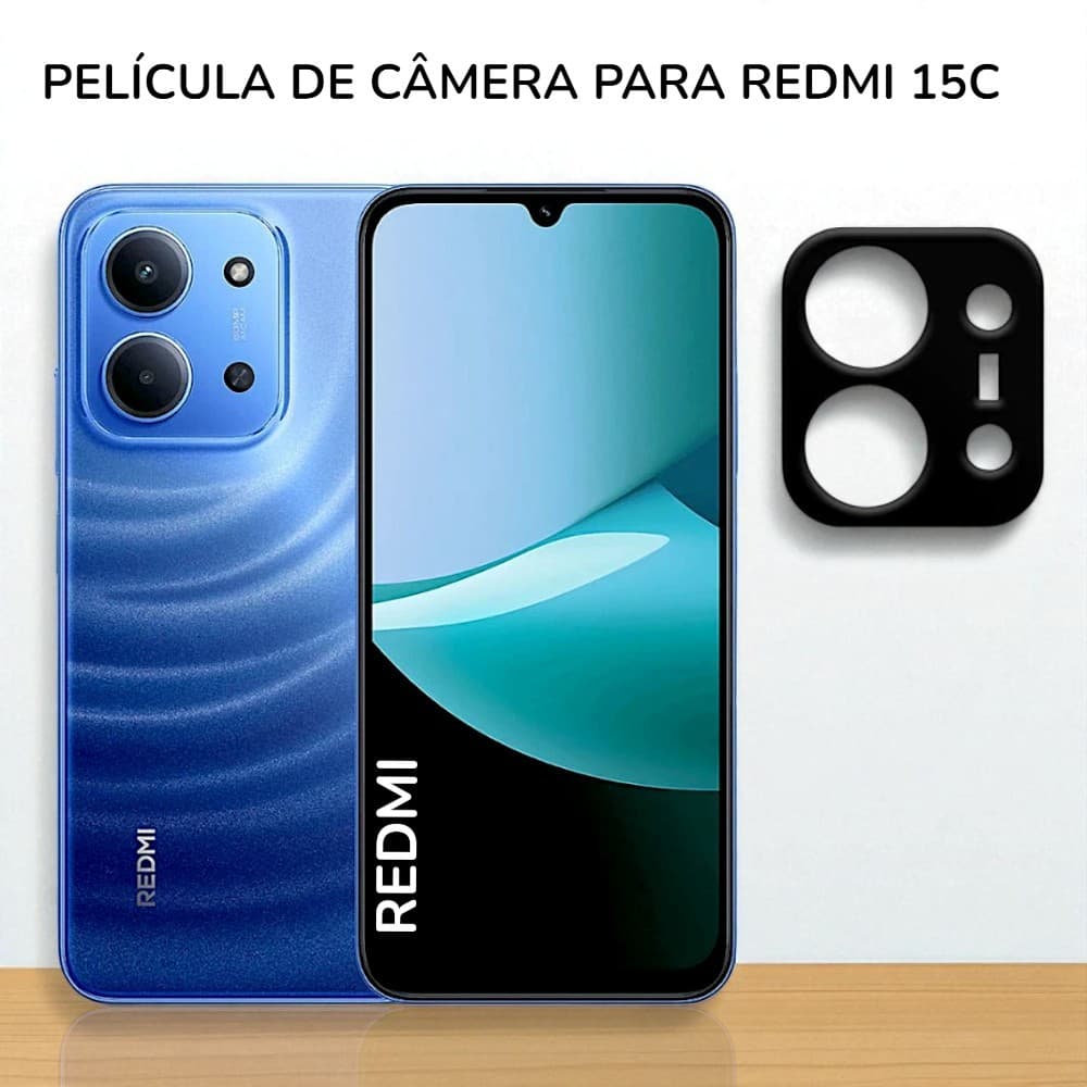 Película Protetora De Câmera Para O Redmi 15C