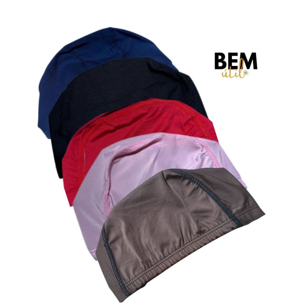 Touca de Tecido Para Natação E Hidroginástica Jovem E Adulto Unisex/Praia Piscina