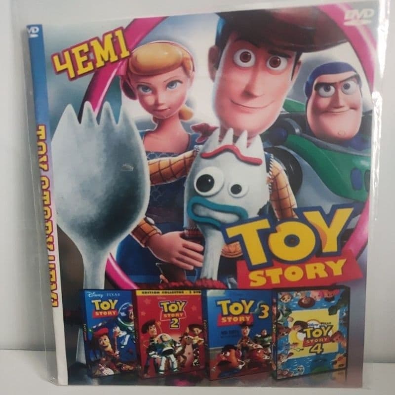 dvd toy story 4x1 novo