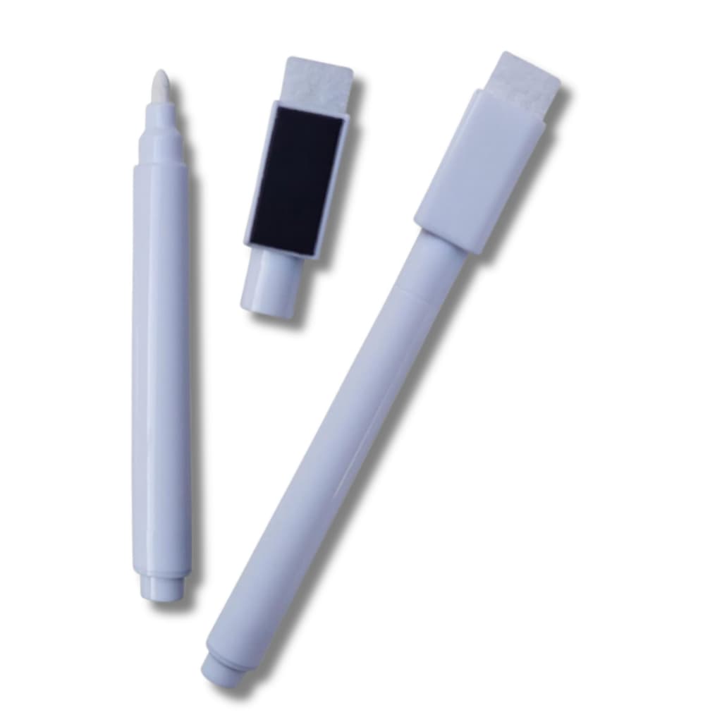 Caneta Giz Líquido Branca Para Quadro Preto Óculos Escuro