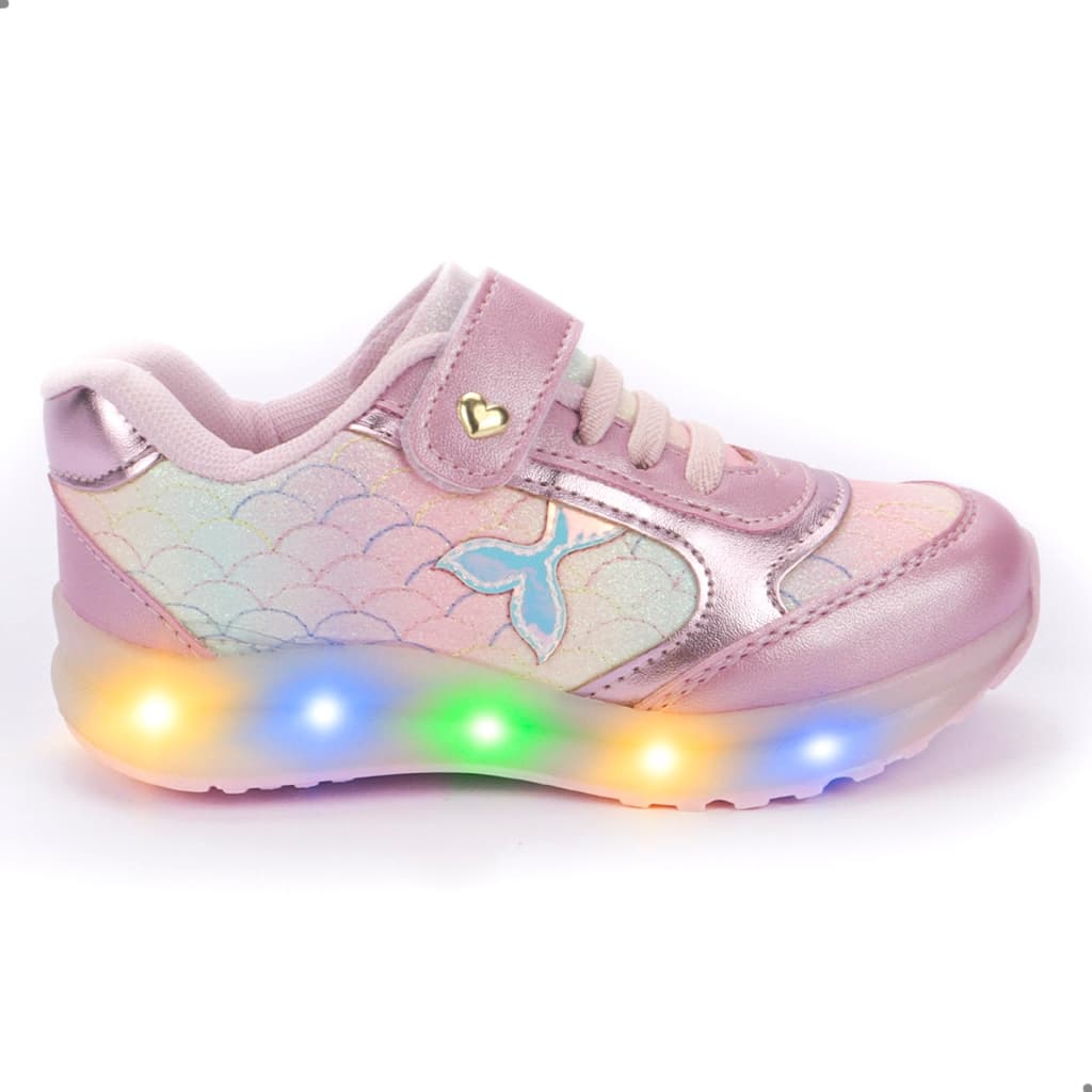 Tenis Infantil Menina Led Tenis Infantil Feminino Led Tenis Menina Led Tenis De Menina Luz Sereia