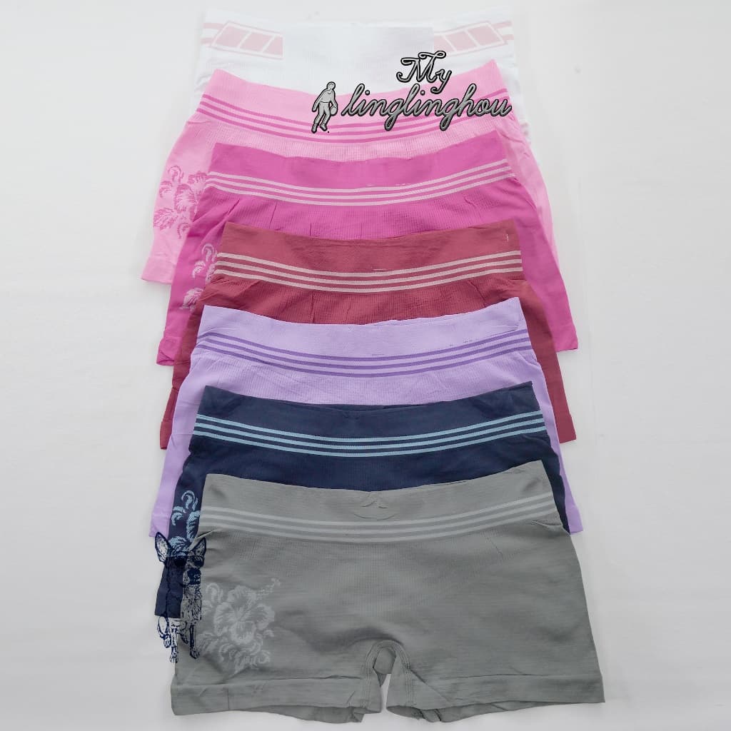 CALCINHA BOXER FEMININA CALCINHA CUECA BOX DESENHO  FLORES COLORIDO ADULTO/1101