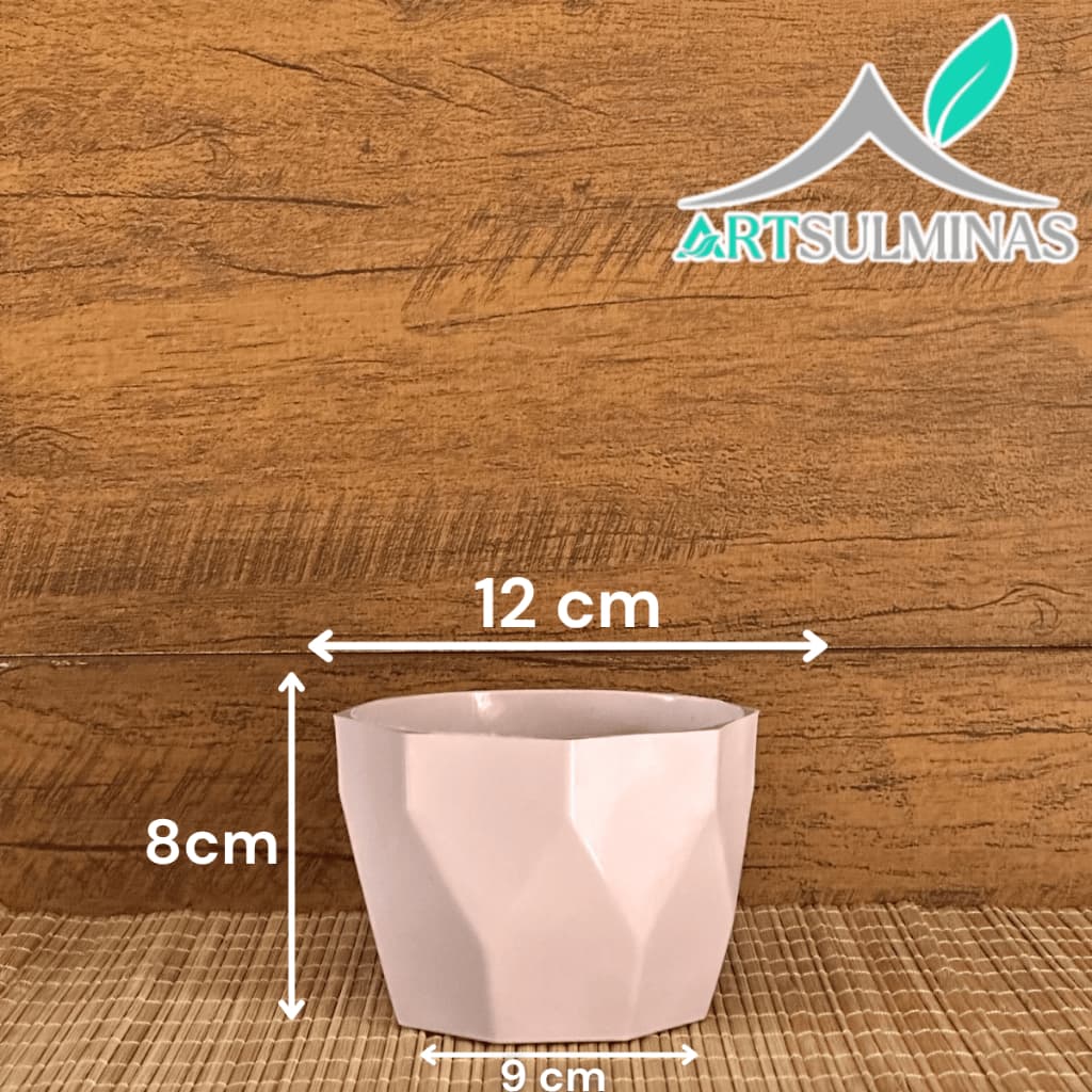 Vaso cachepô médio N2 decorativo para plantas e flores ideal para centro de mesa casa quarto estante