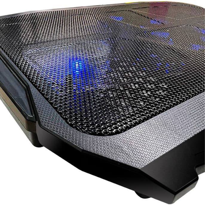 Base para notebook com ajuste de altura, 4 coolers Ergo