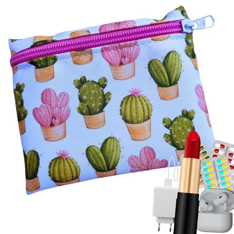 Organizador de bolsa 13x10 | Porta treco | Porta absorvente | Mini nécessaire multiuso.