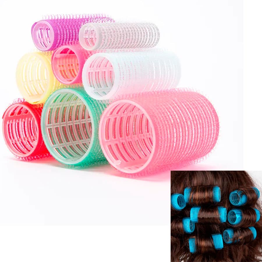 Bobs com Velcro para Cabelo do Tamanho 20mm ao 50mm