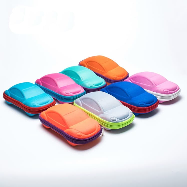 Estojo De Óculos Para Crianças Caixa De Armazenamento Em Forma De Carro Resistente A Quedas Nova