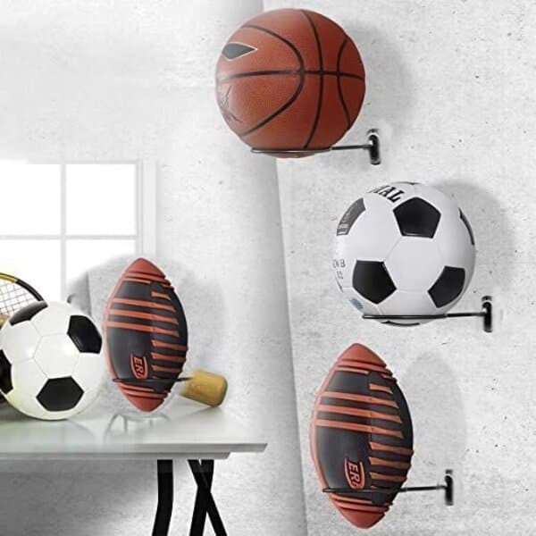 suporte expositor para bola de futebol