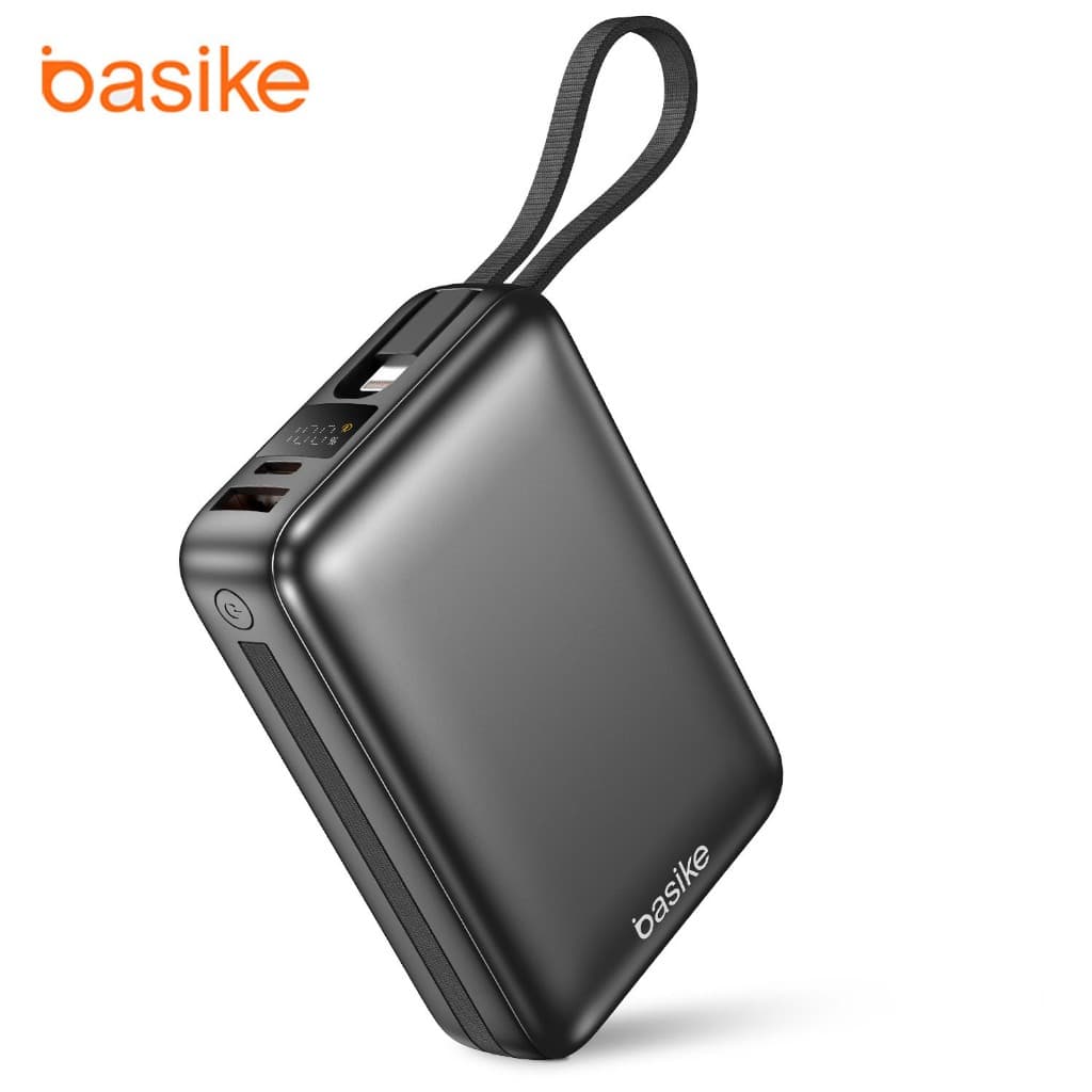 BASIKE 2026 Carregador Portátil 20000mAh - Carregamento Rápido 22.5W Power Bank Carregador Saída dupla