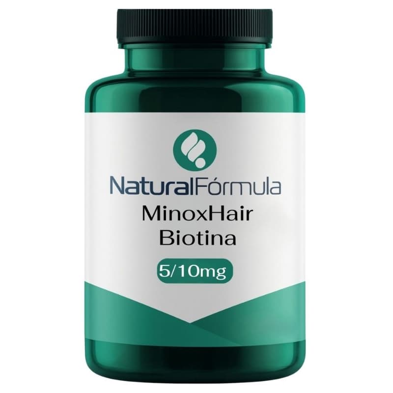 Suplemento capilar Biotin 10mg MinoxHair 5mg