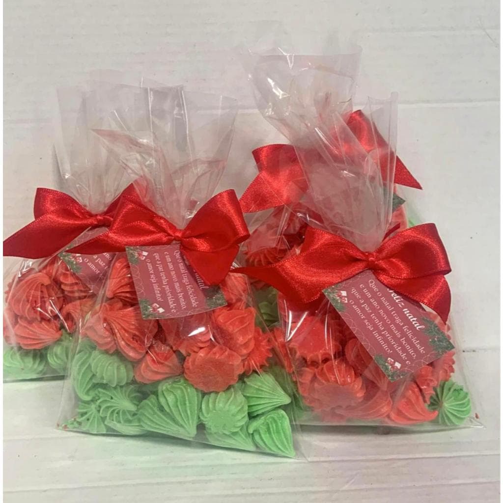 Saquinho Transparente Para Pipoca Suspiro Pipoca Gourmet Pão de mel