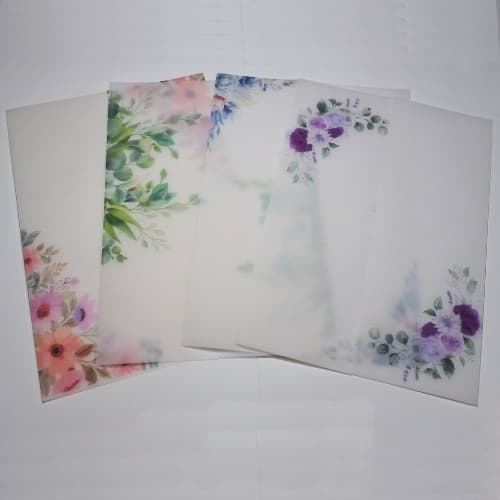 Envelope para convite A5 (15x21) com papel vegetal translúcido - Vários Temas - Casamento, Batizado