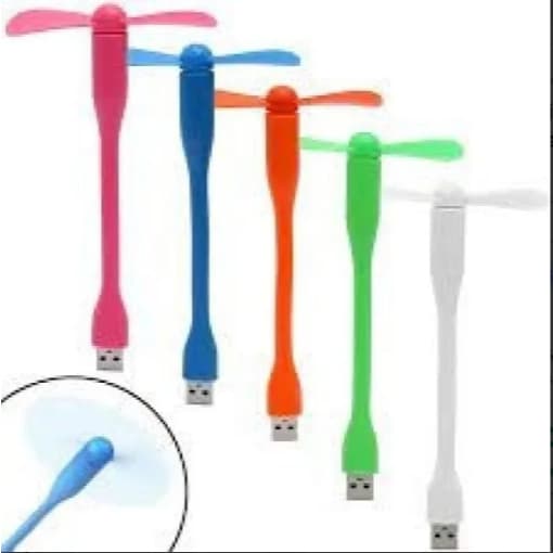 Mini Ventilador Usb Portátil Flexível Silencioso
