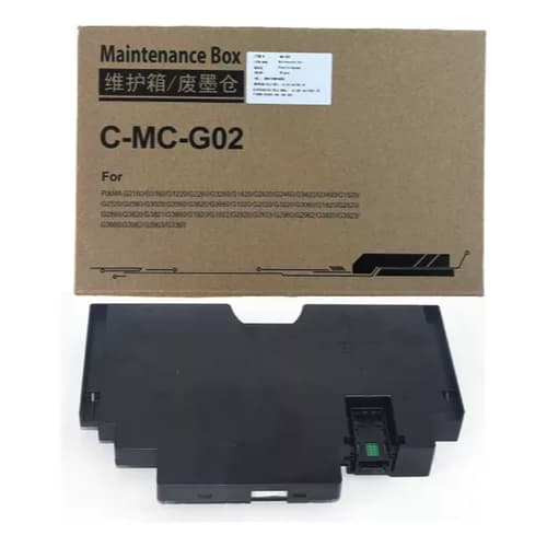 Caixa de Manutenção completa para impressoras Canon MC-G02 G2160 G3160 G1220 G2260 G3260 G1420 G2420 G2460 G3420 G3460 G