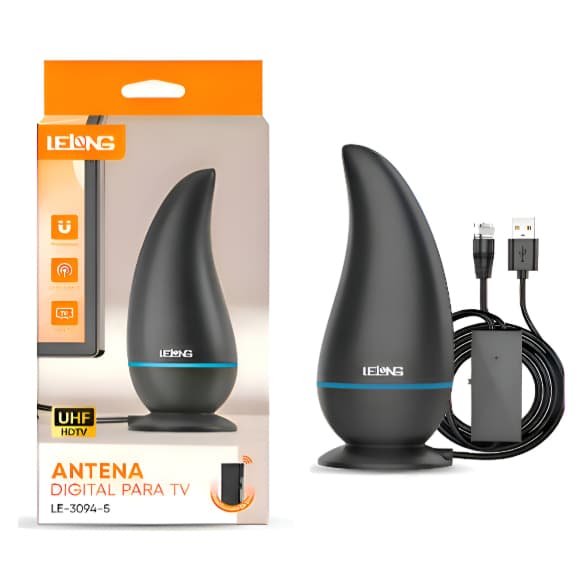 Antena D790 igital Magnética Para Tv Lelong Le-3094-5