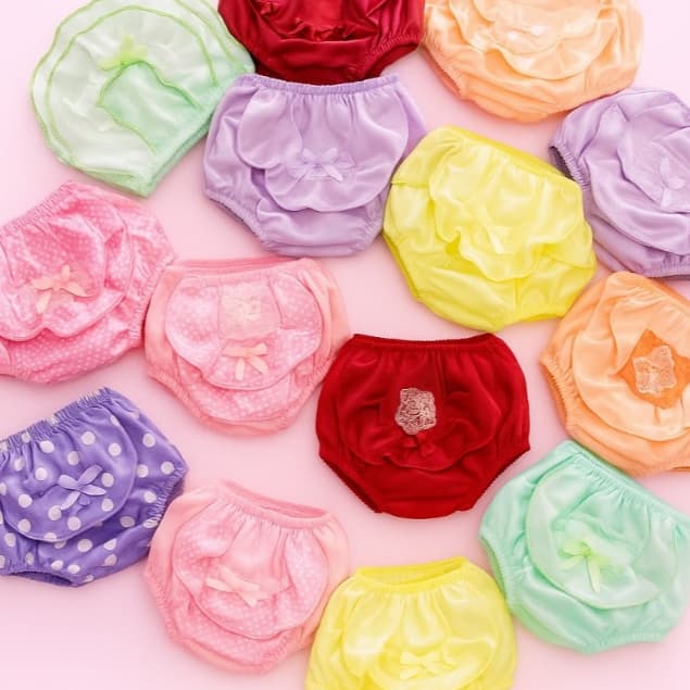 Calcinha infantil Bunda Rica Frufru Menina Kit com 10 Unidades PROMOÇÃO