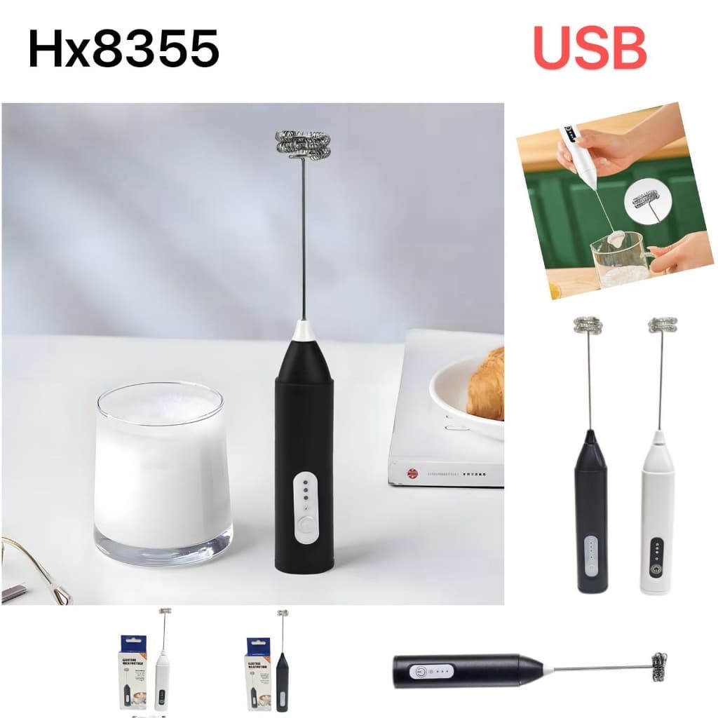 Mixer Batedor Elétrico Usb Portátil Para Ovos Leite E Shakes 8355