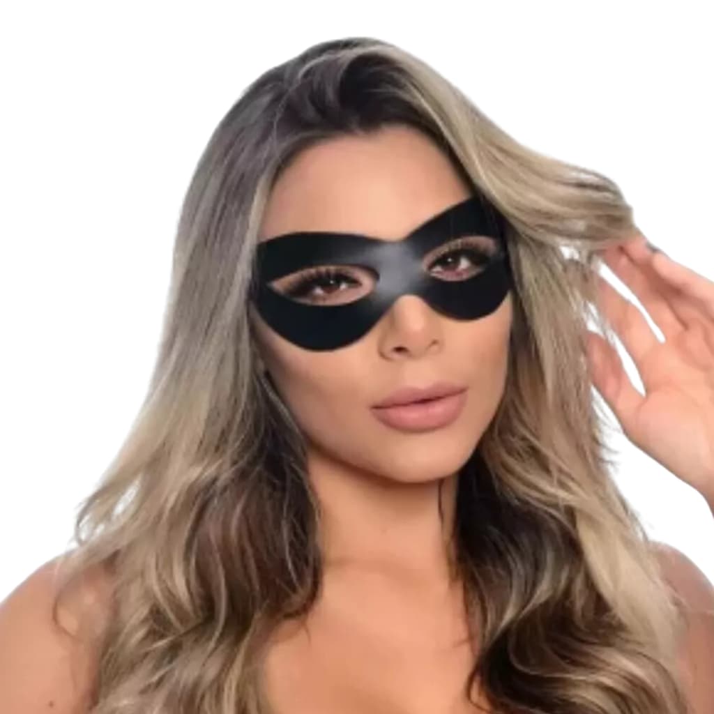 Máscara tiazinha GATINHA VENDA OLHOS - Fantasias