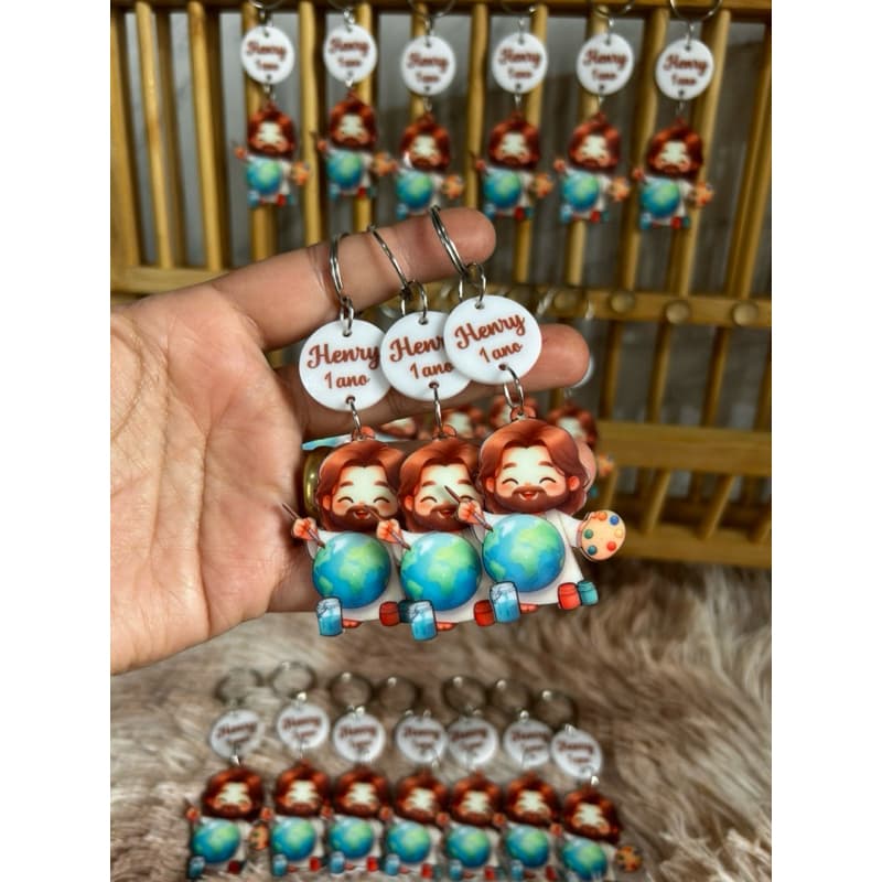 O maior pintor do Mundo Chaveiro em Acrilico Molhável Lembrancinha Infantil