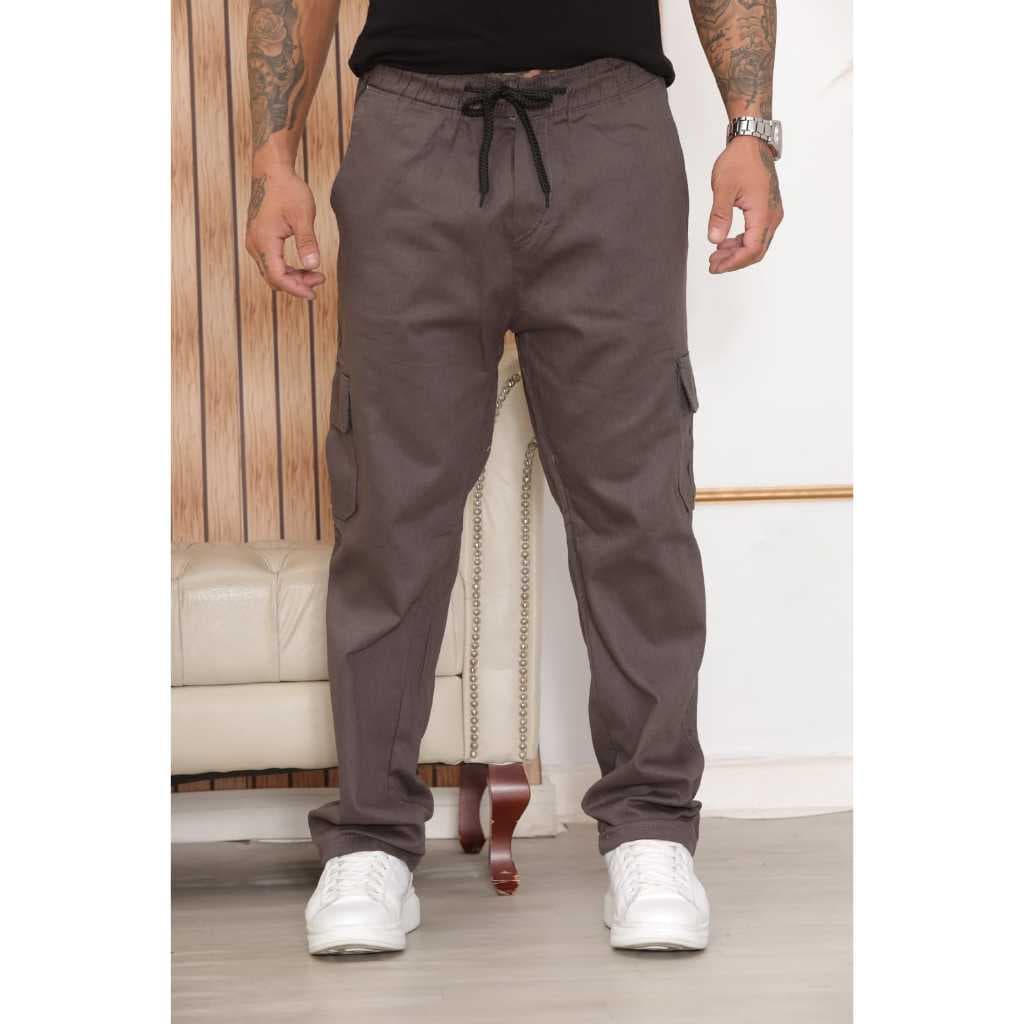 calça cargo calças jeans masculina tradicional vários cores e caramelo preta moda masculina linha premium original