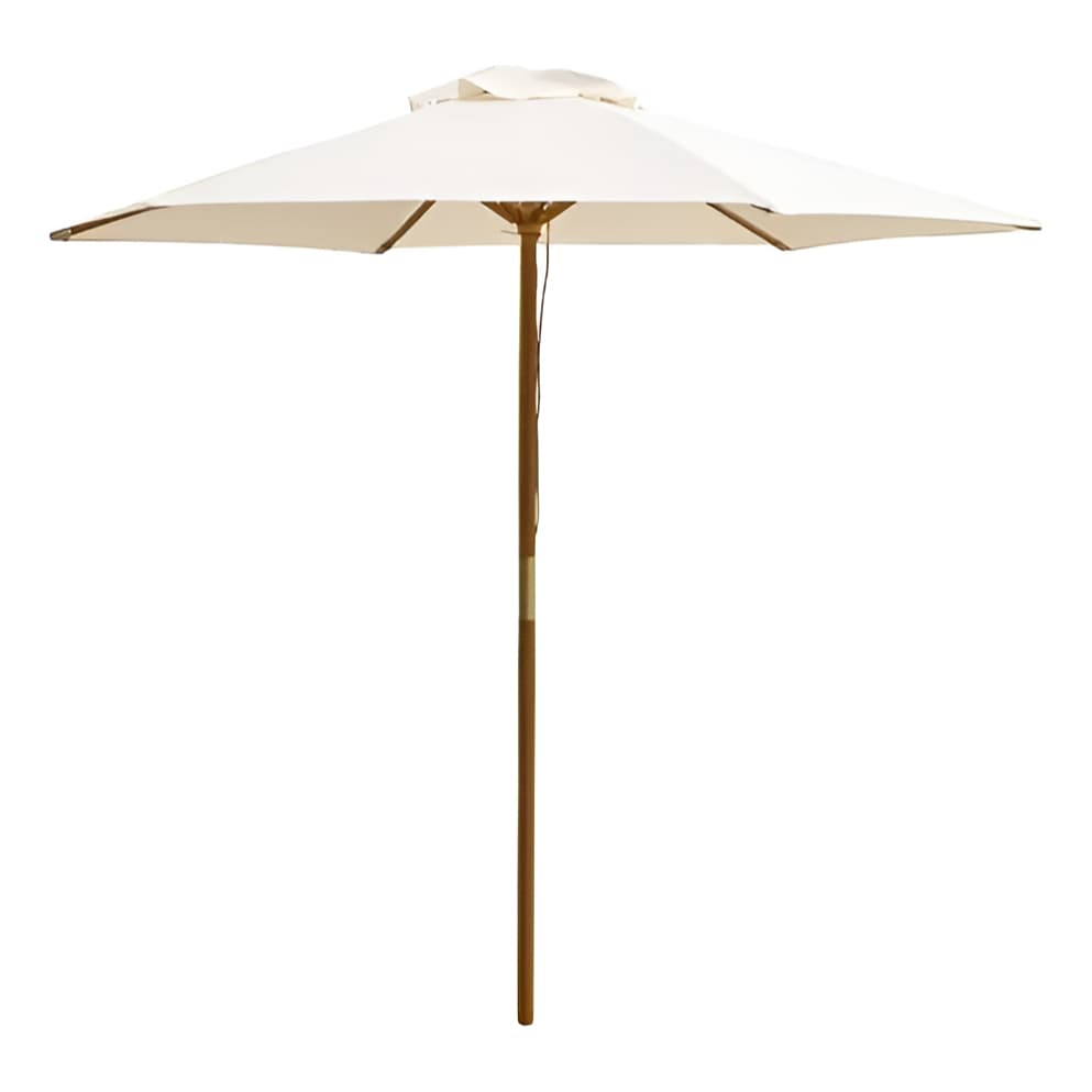 Guarda Sol Madeira 2,40m Sombreiro Piscina Praia Churrasco