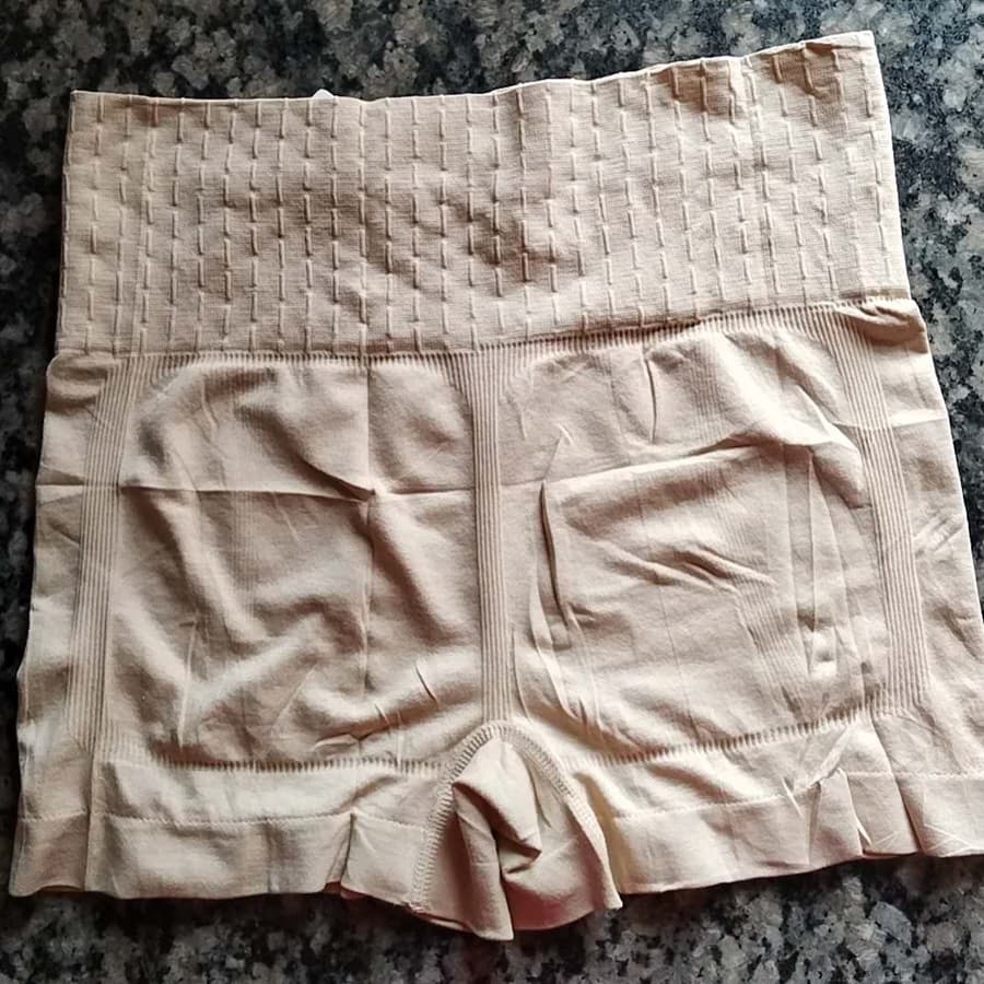 Calça De Segurança Feminina High-Waisted Belly-Narrowing Boxer Briefs Modelador