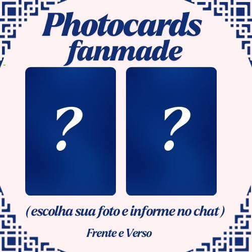 Photocard fanmade personalizado | frente e verso | você escolhe o tema.