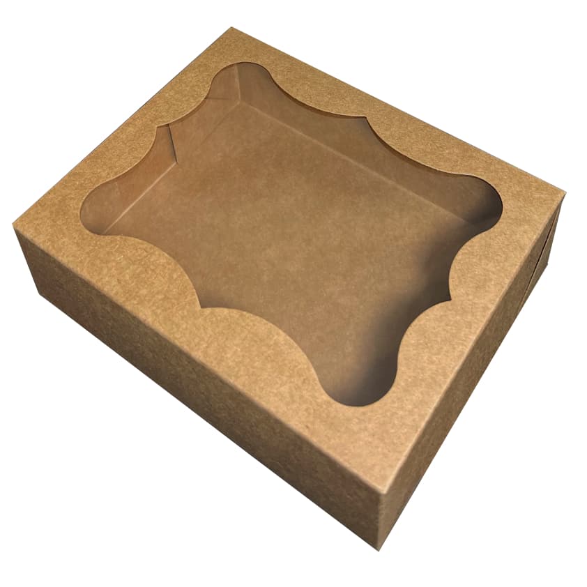 2 un - Caixa de Presente Lembrancinhas Doces - 19x15x5cm - Caixa Kraft ou Branca