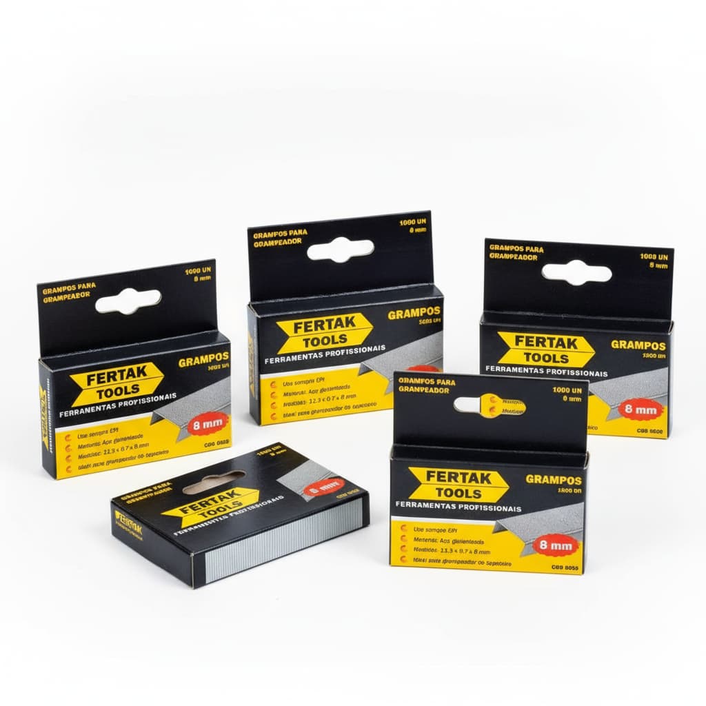 Grampos Grampeador Tapeceiro Profissional de Grampos Fertak