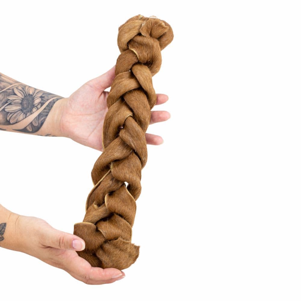 Gibão Trançado Mastigável 100% Natural - 1un