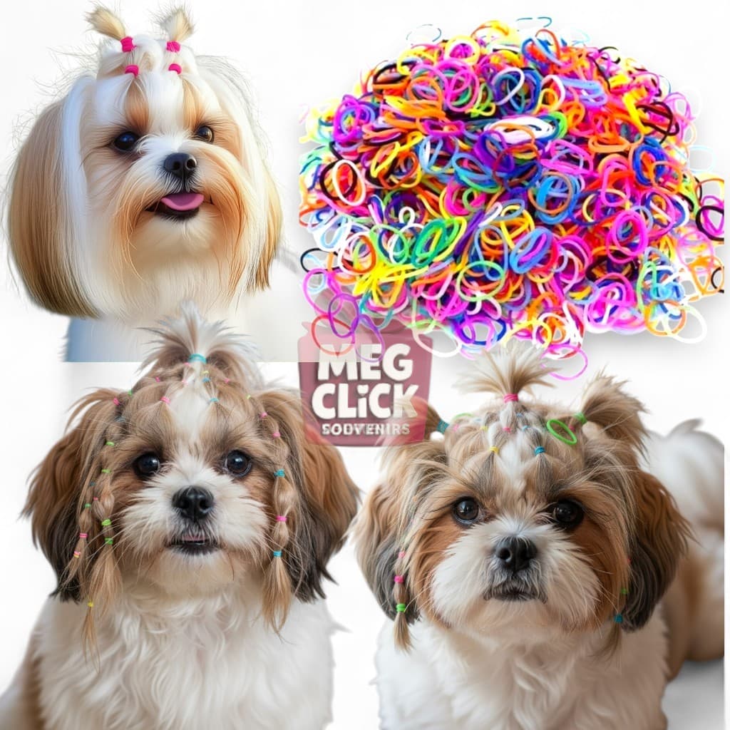 1.000 Unid. Elásticos para Laços Pet – Alta Elasticidade