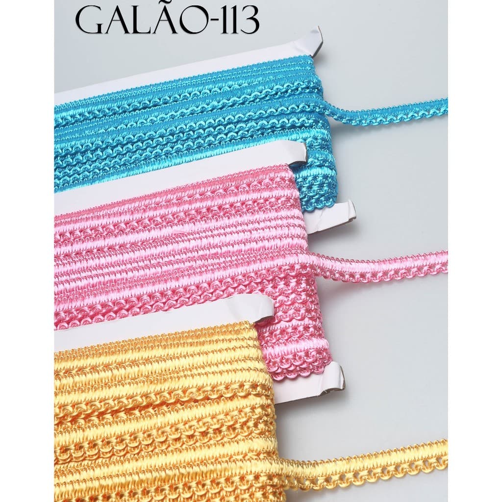 Fita Galão/ Passamanaria 113 10MM - 20 METROS