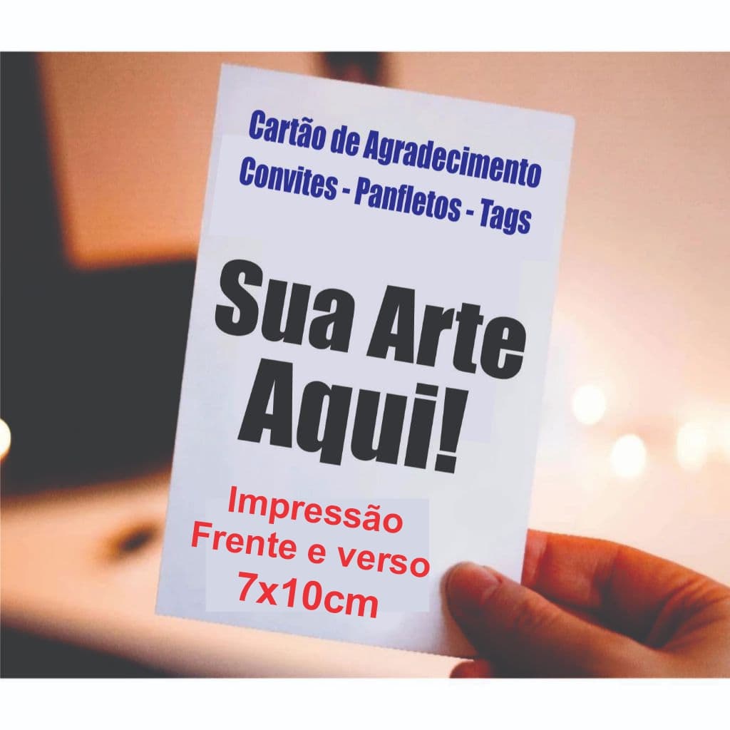 400/200/100 Cartão tgs de agradecimento personalizado (com sua arte) aniversários, festas, casamento