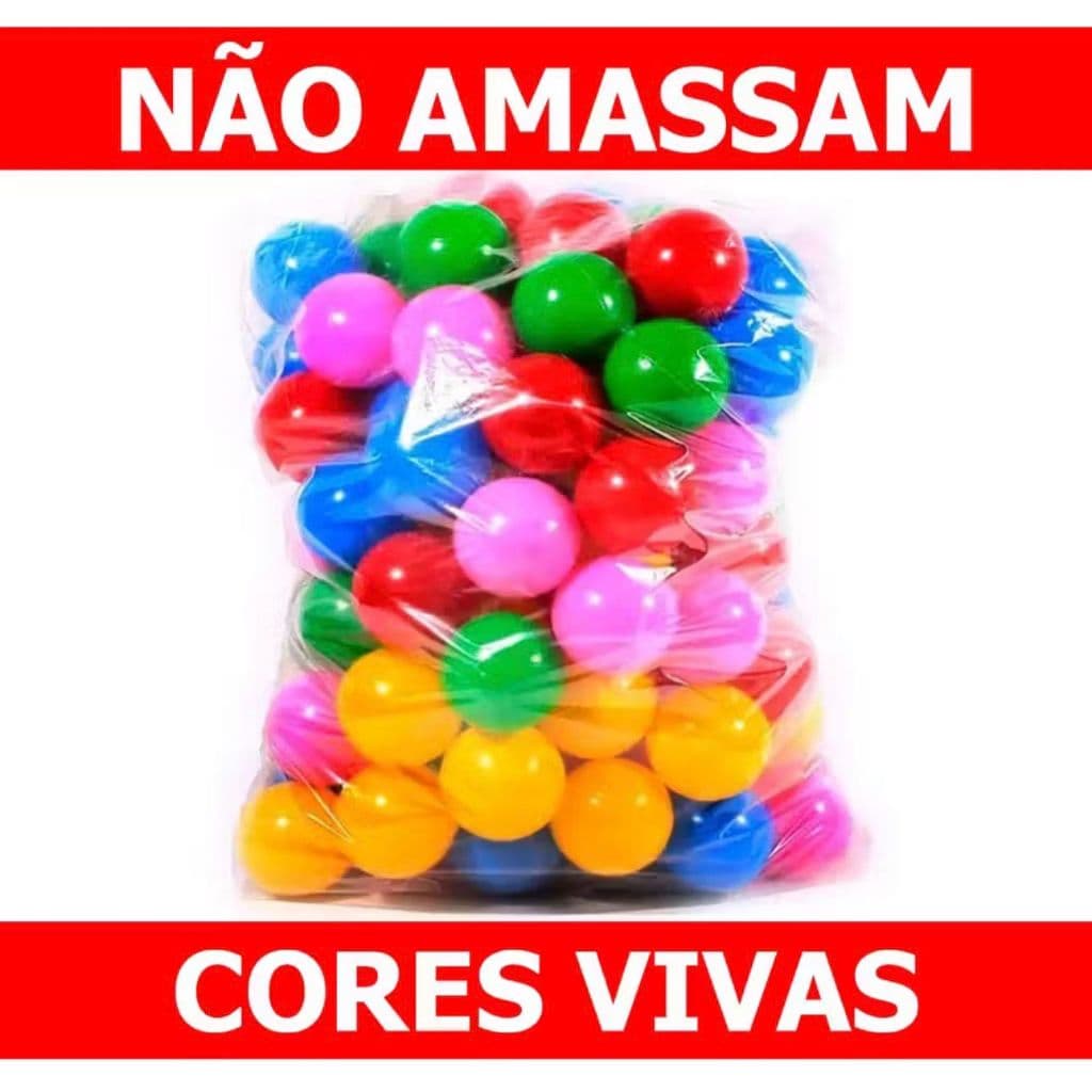 Bolinhas Coloridas para Piscina Kit 25 Unidades