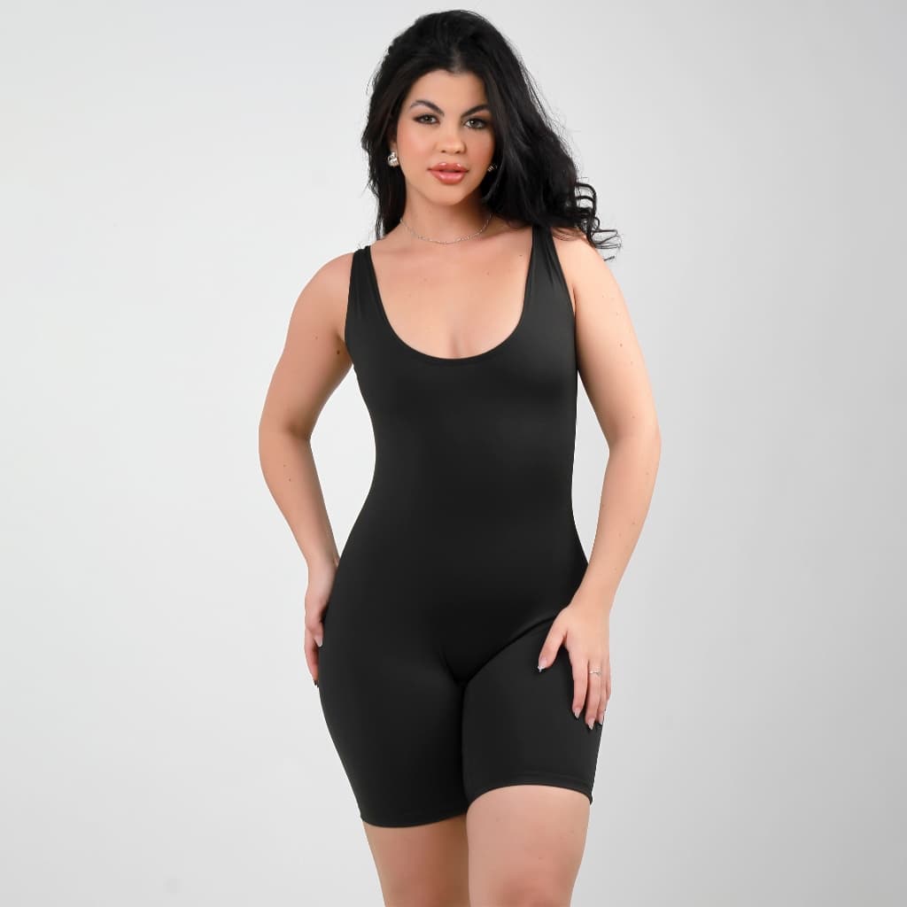 Macaquinho Modelador Feminino com Alças Largas Alta Sustentação e Modelagem Perfeita